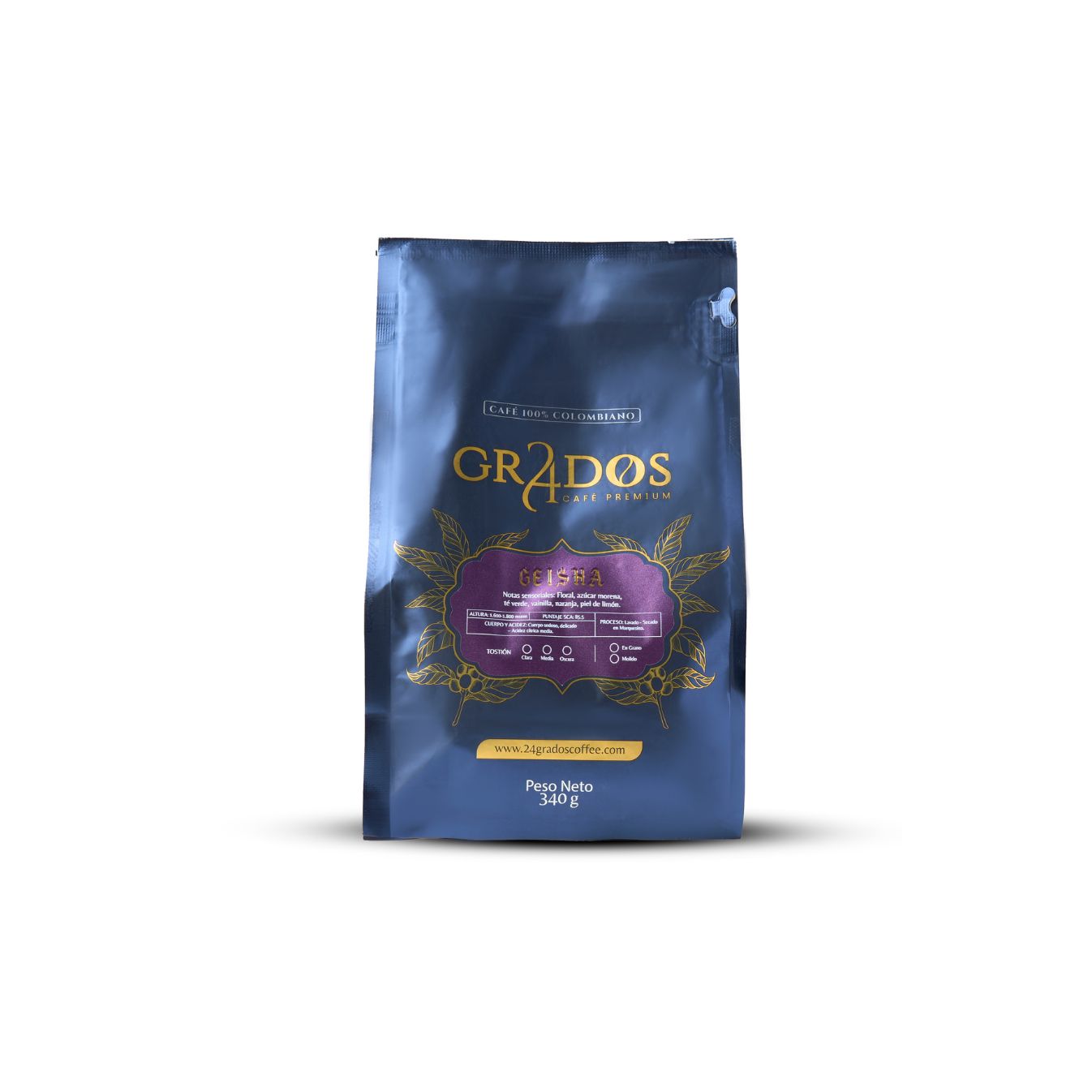Café Geisha Colombiano | 24 Grados Coffee Especialidad