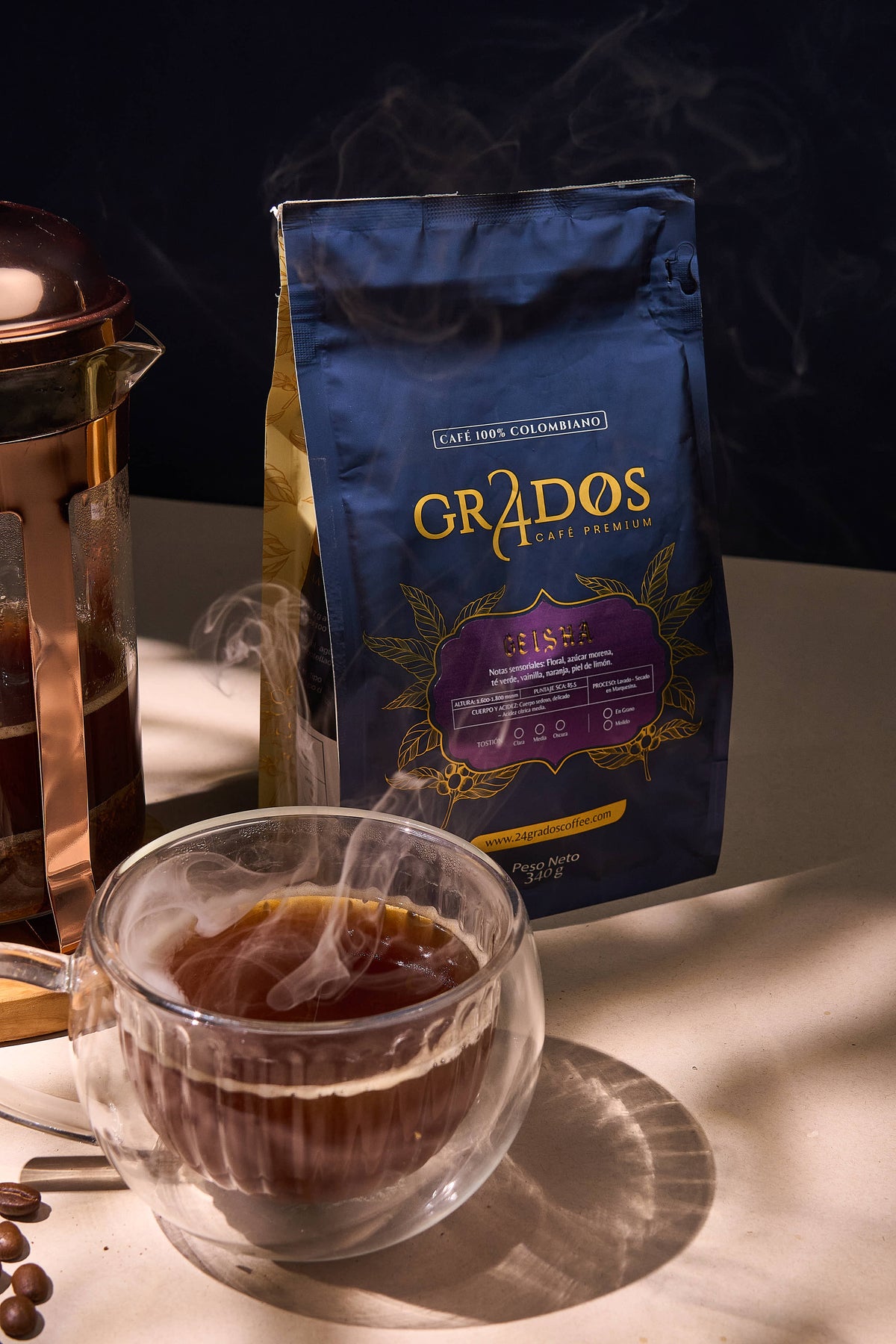 Café Geisha Colombiano | 24 Grados Coffee Especialidad
