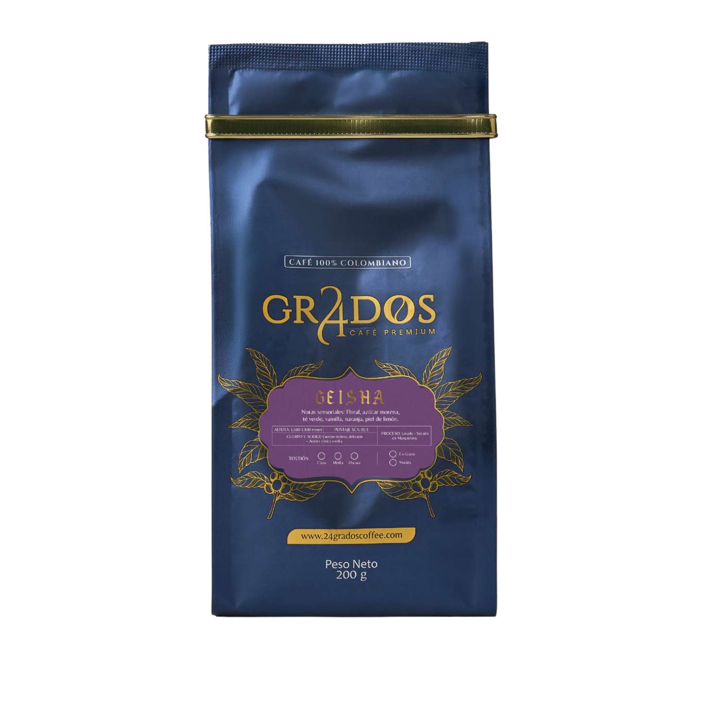 Café Geisha Colombiano | 24 Grados Coffee Especialidad
